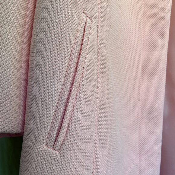 Jacqueline de Yong Lined Coatigan Long Collarless Jacket Apricot Pink Size M - Picture 7 of 15